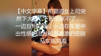 【中文字幕】和霸道女上司突然下大雨，下班回家不了……一边互相取暖，一边在车里中出性感的湿发和湿漉漉的皮肤。马车摇晃着