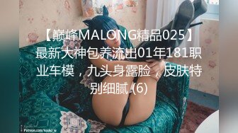 【巅峰MALONG精品025】最新大神包养流出01年181职业车模，九头身露脸，皮肤特别细腻 (6)