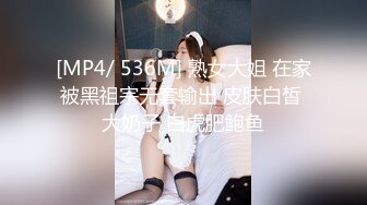 [MP4/ 536M] 熟女大姐 在家被黑祖宗无套输出 皮肤白皙 大奶子 白虎肥鲍鱼