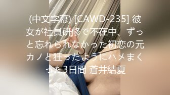 (中文字幕) [CAWD-235] 彼女が社員研修で不在中、ずっと忘れられなかった初恋の元カノと狂ったようにハメまくった3日間 蒼井結夏