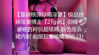 【重磅核弹绿帽淫妻】极品丝袜淫妻博主『2Tgdt』伺候老婆被各种玩超级贱 银色连衣裙内射 制服肛塞喷精潮吹 (3)